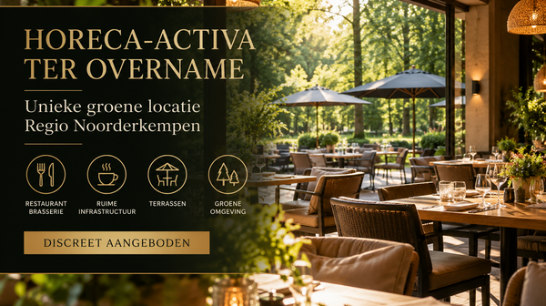 Horeca activa in groene omgeving