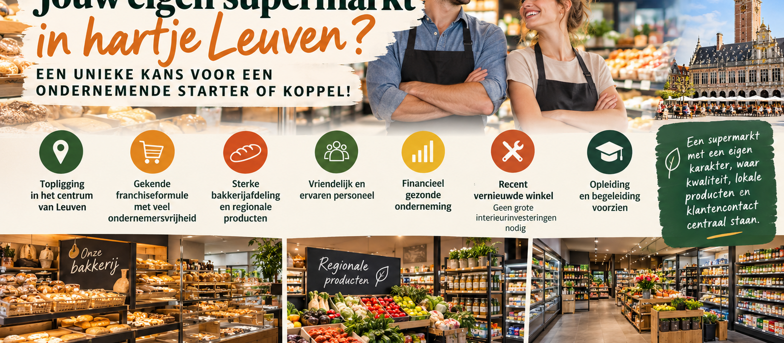 Jouw supermarkt in hartje leuven