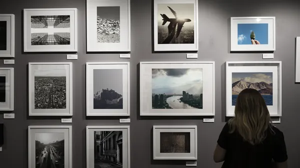 Woman art exhibition