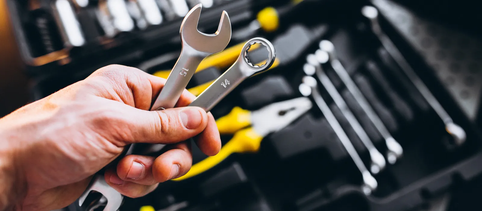 Set tools tool kit isolated